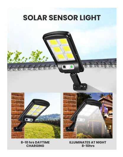 Pack LumiGuard x3 – Ilumina tu Hogar con Energía Solar y Seguridad Toda la Noche