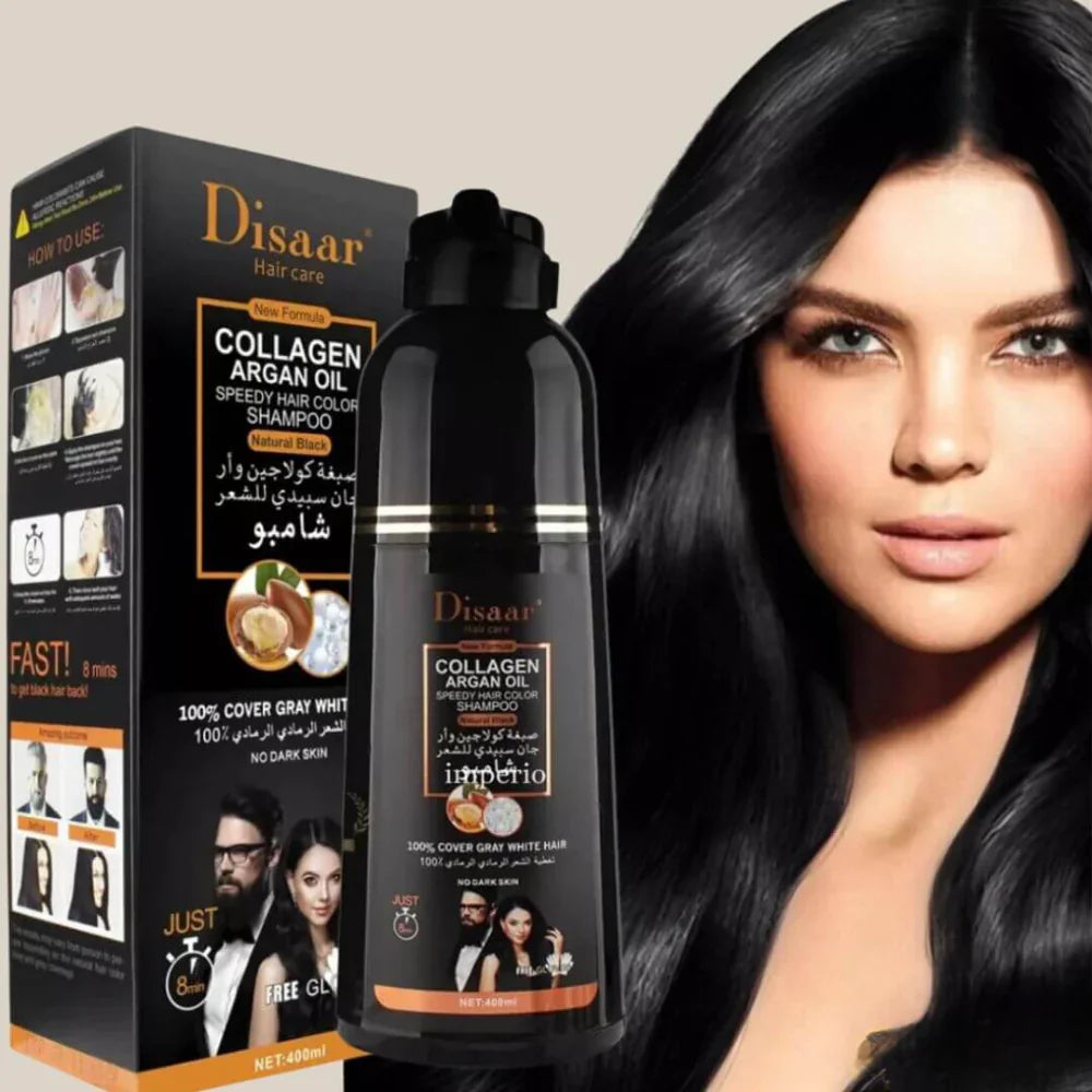 ColorVive®  Shampoo Tinte que Cubre Canas al Instante y Nutre tu Cabello