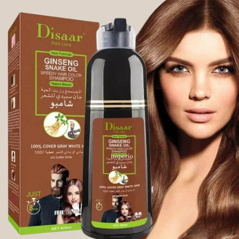 ColorVive®  Shampoo Tinte que Cubre Canas al Instante y Nutre tu Cabello