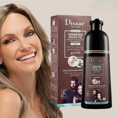 ColorVive®  Shampoo Tinte que Cubre Canas al Instante y Nutre tu Cabello
