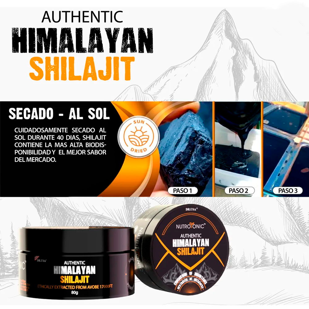 Montaña Negra – Shilajit Original y Potente