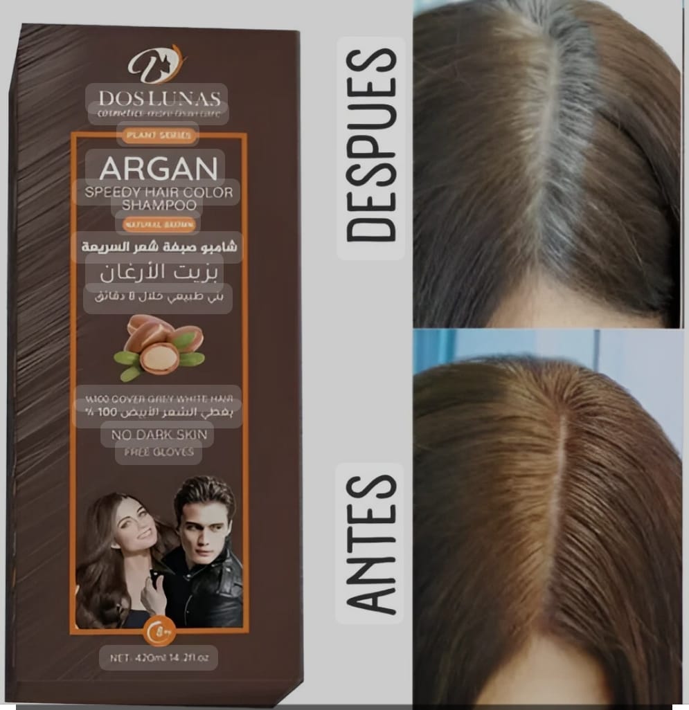 ColorVive®  Shampoo Tinte que Cubre Canas al Instante y Nutre tu Cabello