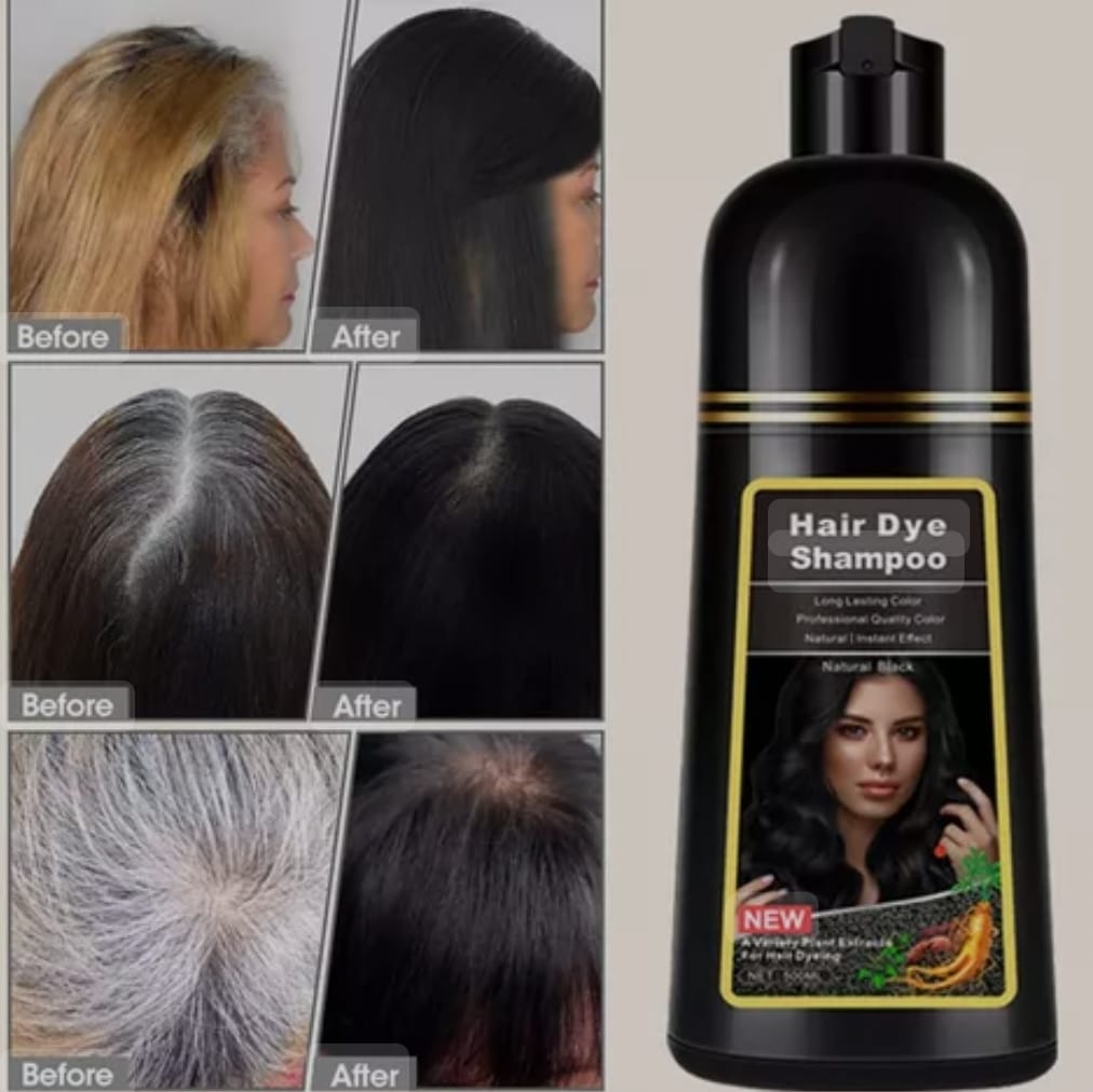 ColorVive®  Shampoo Tinte que Cubre Canas al Instante y Nutre tu Cabello
